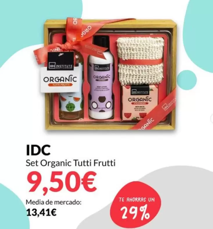 Oferta de IDC - Set Organic Tutti Frutti por 9,5€ en PrimaPrix