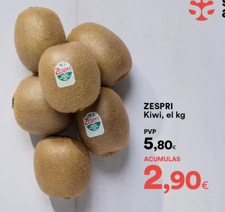 Oferta de Zespri - Kiwi por 5,8€ en SUPER AMARA