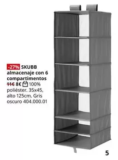 Oferta de Almacenaje Con 6 Compartimentos por 11€ en IKEA