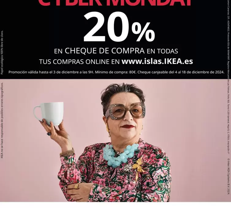 Oferta de En Cheque De Compra En Todas Tus Compras Online En Www.islas. en IKEA