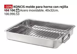 Oferta de Molde Para Horno Con Rejilla por 10€ en IKEA