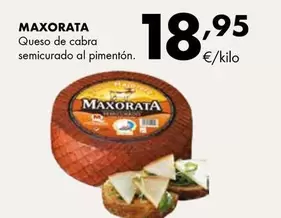 Oferta de Maxorata - Queso De Cabra Semicurado Al Pimenton por 18,95€ en Supermercados Lupa