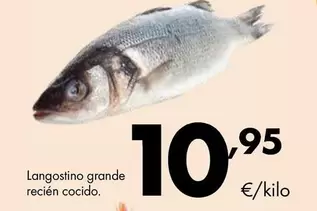 Oferta de Langostino Grande Recien Cocido por 10,95€ en Supermercados Lupa