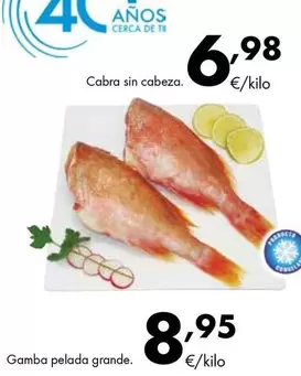 Oferta de Gamba Pelada Grande por 8,95€ en Supermercados Lupa