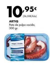 Oferta de Artiq - Pata De Pulpo Cocido por 10,95€ en Supermercados Lupa