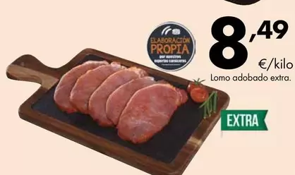 Oferta de Lomo Adobado Extra por 8,49€ en Supermercados Lupa