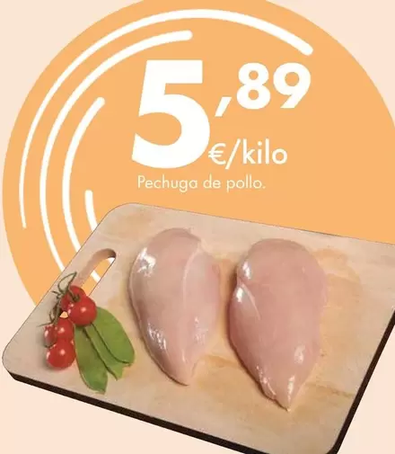 Oferta de Pechuga De Pollo por 5,89€ en Supermercados Lupa