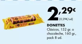 Oferta de Donettes - Clasicos por 2,29€ en Supermercados Lupa