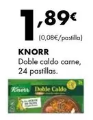 Oferta de Knorr - Doble Caldo Carne por 1,89€ en Supermercados Lupa