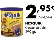 Oferta de Nestlé - Nesquik Cacao Soluble por 2,95€ en Supermercados Lupa