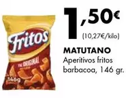 Oferta de Matutano - Aperitivos Fritos Barbacoa por 1,5€ en Supermercados Lupa