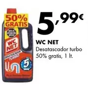 Oferta de WC Net - Desatascador Turbo por 5,99€ en Supermercados Lupa