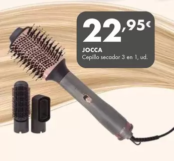 Oferta de Jocca - Cepillo Secador 3 En 1 por 22,95€ en Supermercados Lupa