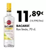 Oferta de Bacardi - Ron Limón por 11,89€ en Supermercados Lupa