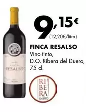 Oferta de Finca Resalso - Vino Tinto por 9,15€ en Supermercados Lupa