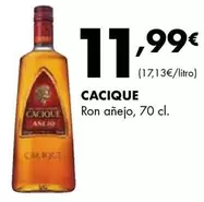 Oferta de Cacique - Ron Anejo por 11,99€ en Supermercados Lupa