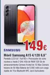 Oferta de Samsung - Móvil por 149€ en Froiz