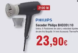 Oferta de Philips - Secador Bhd351/10 por 23,9€ en Froiz