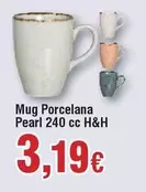 Oferta de Mug Porcelana Pearl por 3,19€ en Froiz