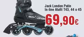 Oferta de Tack - Jack London Patin In-line Alufit T43 por 69,9€ en Froiz