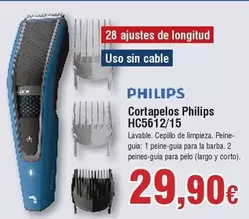 Oferta de Philips - Cortapelos Hc5612/15 por 29,9€ en Froiz