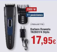 Oferta de Rowenta - Barbero  TN2801F4 Stylis por 17,95€ en Froiz