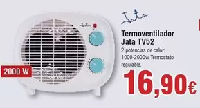 Oferta de Jata - Termoventilador por 16,9€ en Froiz