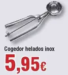 Oferta de Cogedor Helados Inox por 5,95€ en Froiz