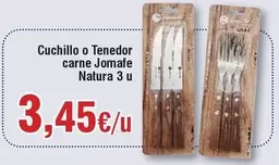 Oferta de Natura - Cuchillo O Tenedor Carne Jomafe por 3,45€ en Froiz