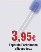 Oferta de Fackelmann - Espatula  silicona inox por 3,95€ en Froiz