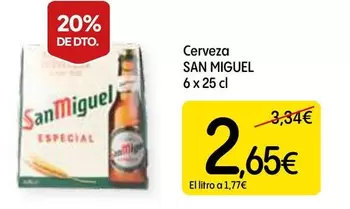 Oferta de San Miguel - Cerveza por 2,65€ en Dialprix