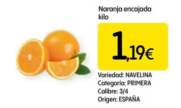 Oferta de Origen - Naranja Encajada por 1,19€ en Dialprix