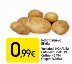 Oferta de Origen - Patata Nueva por 0,99€ en Dialprix