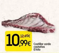 Oferta de Costillar Cerdo Castanas por 10,99€ en Dialprix