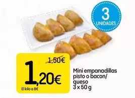 Oferta de Mini Empanadillas Pisto O Bacon/ Queso por 1,2€ en Dialprix