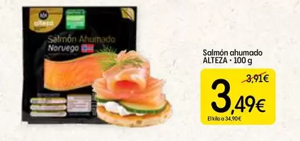 Oferta de Alteza - Salmon Ahumado por 3,49€ en Dialprix