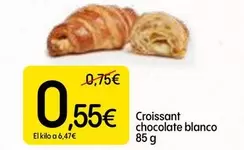 Oferta de Blanco - Croissant Chocolate por 0,55€ en Dialprix