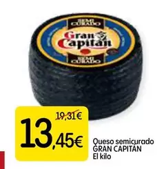 Oferta de Gran Capitán - Queso Semicurado por 13,45€ en Dialprix