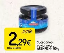 Oferta de Sucedáneo Caviar Negro por 2,29€ en Dialprix