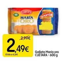 Oferta de Cuétara - Galleta Maria Oro por 2,49€ en Dialprix