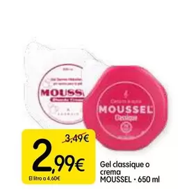 Oferta de Moussel - Gel Classique O Crema por 2,99€ en Dialprix