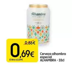 Oferta de Alhambra - Cerveza  Especial por 0,69€ en Dialprix