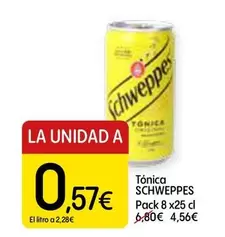 Oferta de Schweppes - Tonica por 0,57€ en Dialprix