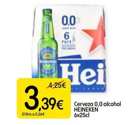 Oferta de Heineken - Cerveza 0,0 Alcohol por 3,39€ en Dialprix