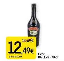 Oferta de Baileys - Licor por 12,49€ en Dialprix