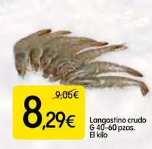 Oferta de Langostino Crudo por 8,29€ en Dialprix