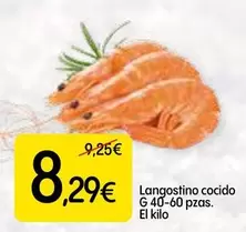 Oferta de Langostino Cocido por 8,29€ en Dialprix