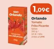 Oferta de Orlando - Tomate Frito Picante por 1,09€ en Dialprix