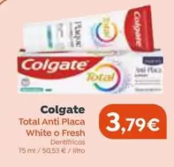 Oferta de Colgate - Total Anti Placa White O Fresh por 3,79€ en Dialprix