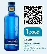 Oferta de Agua Con Gas por 1,35€ en Dialprix